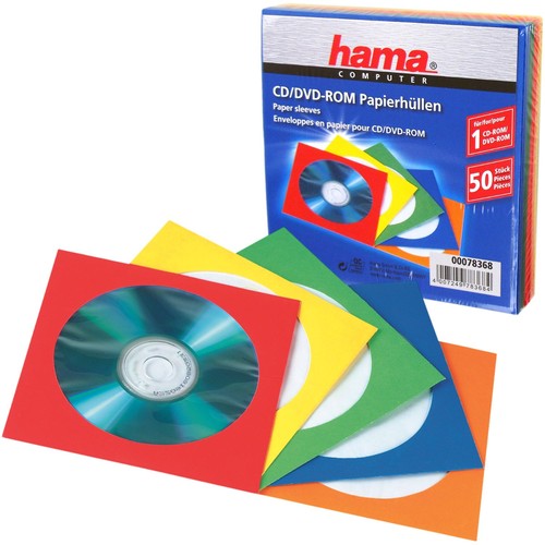Hama 50x buste dvd blu - cd,
